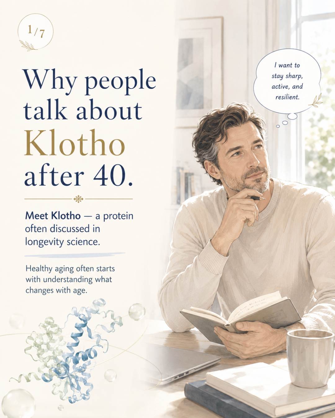 Why people talk about Klotho after 40