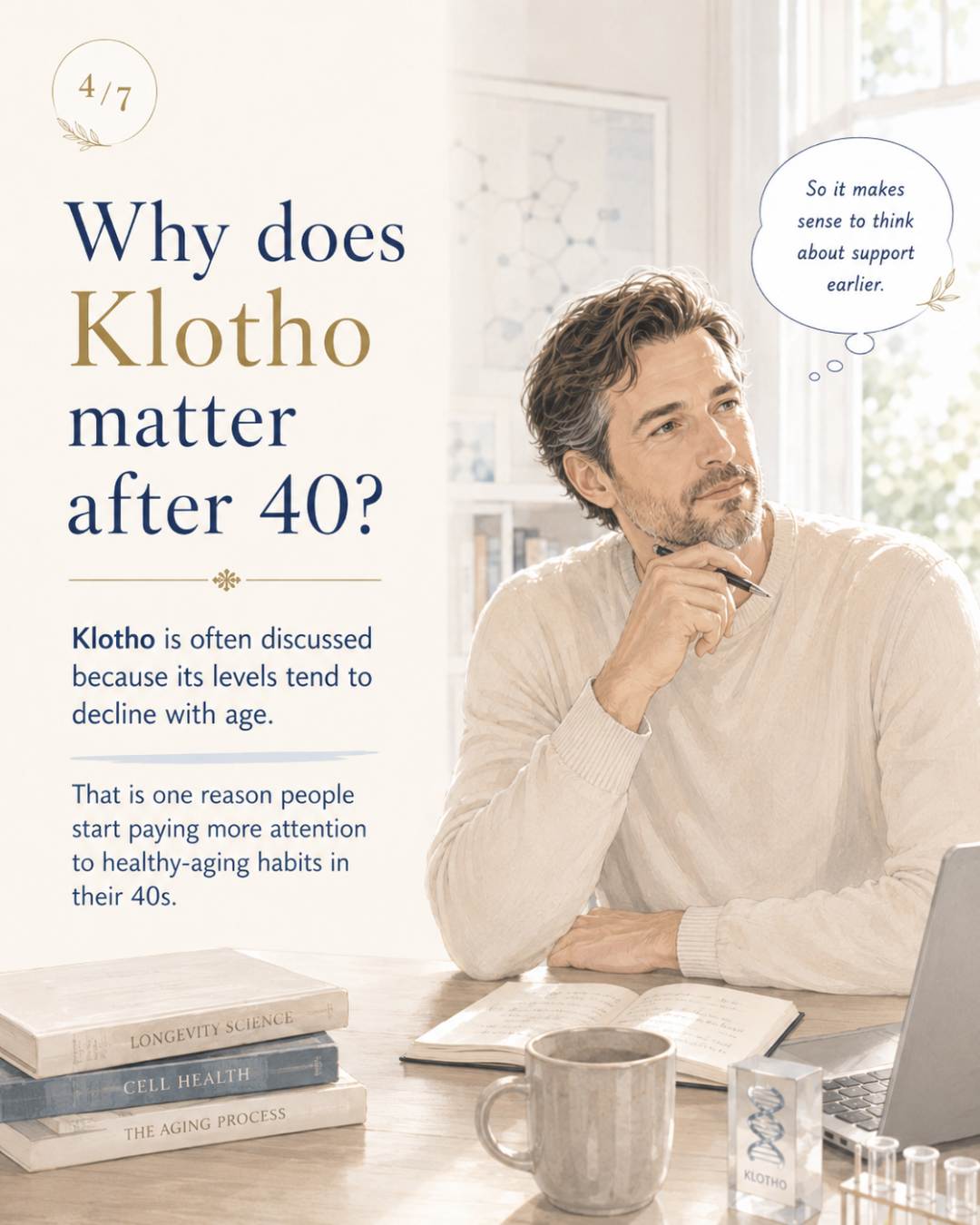Why Klotho matters after 40