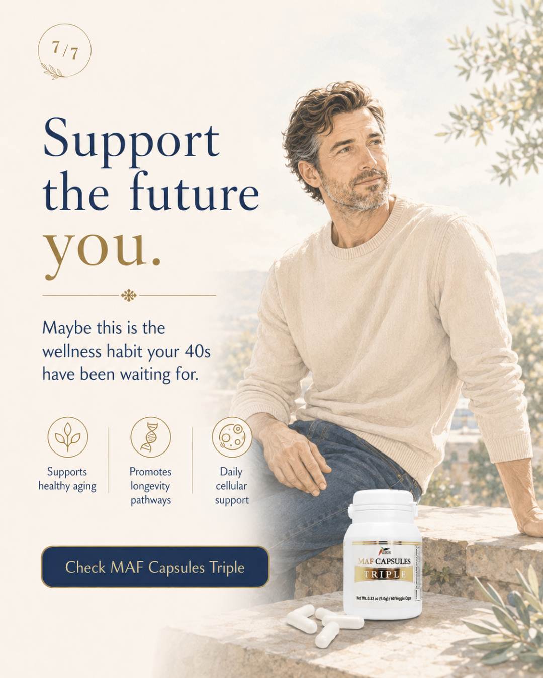 Support the future you with MAF Capsules Triple